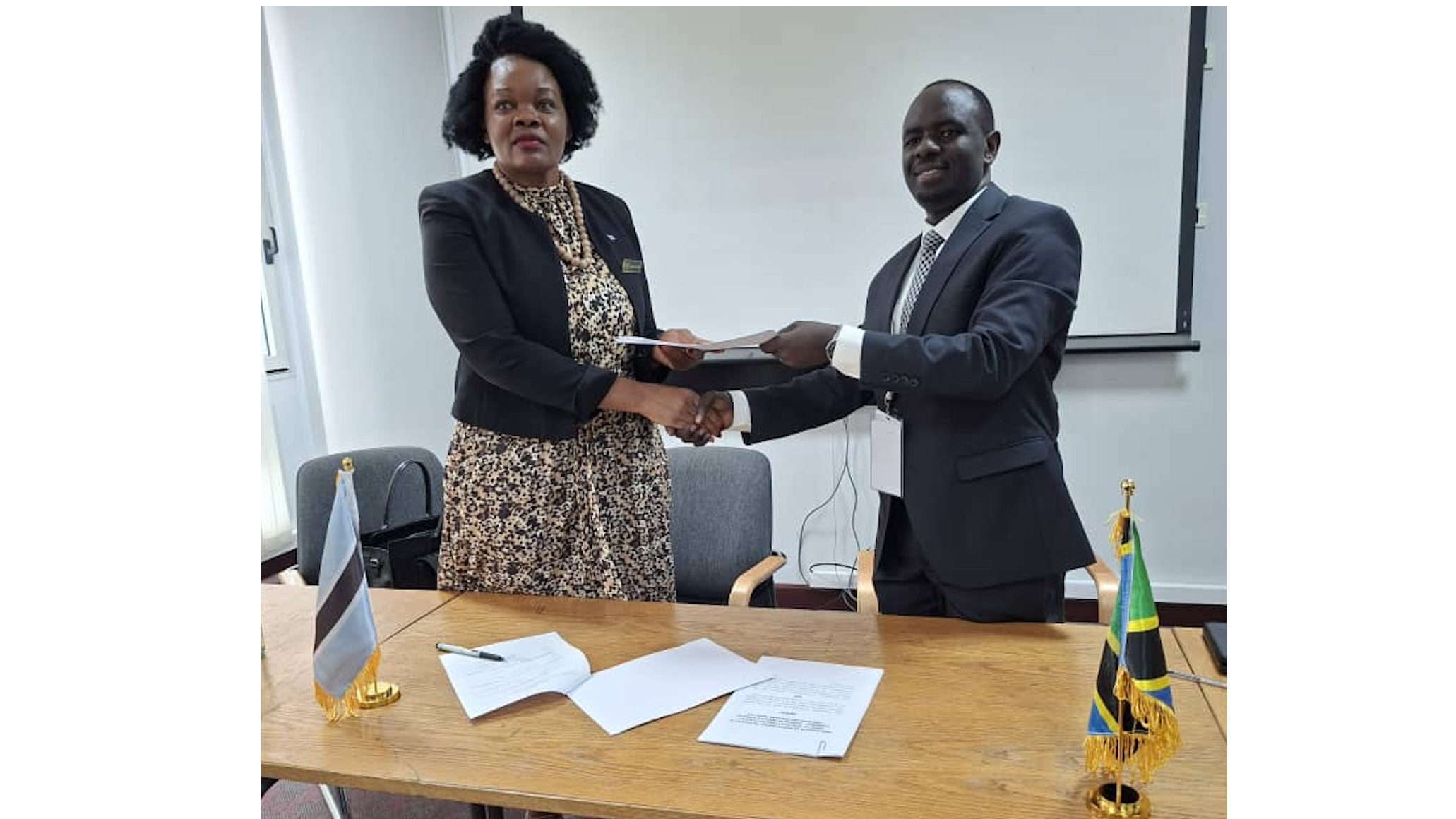 FIU Tanzania and FIU Botswana Sign Memorandum of Understanding to Strengthen Cooperation in Combating Financial Crimes