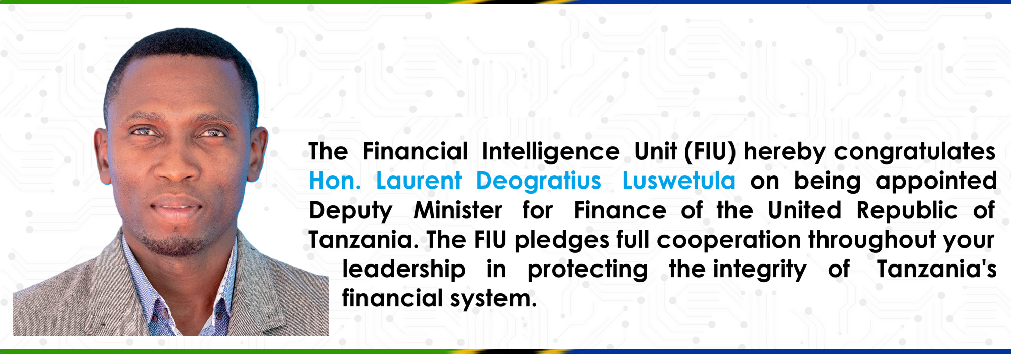 Deputy Minister for Finance, United Republic of Tanzania